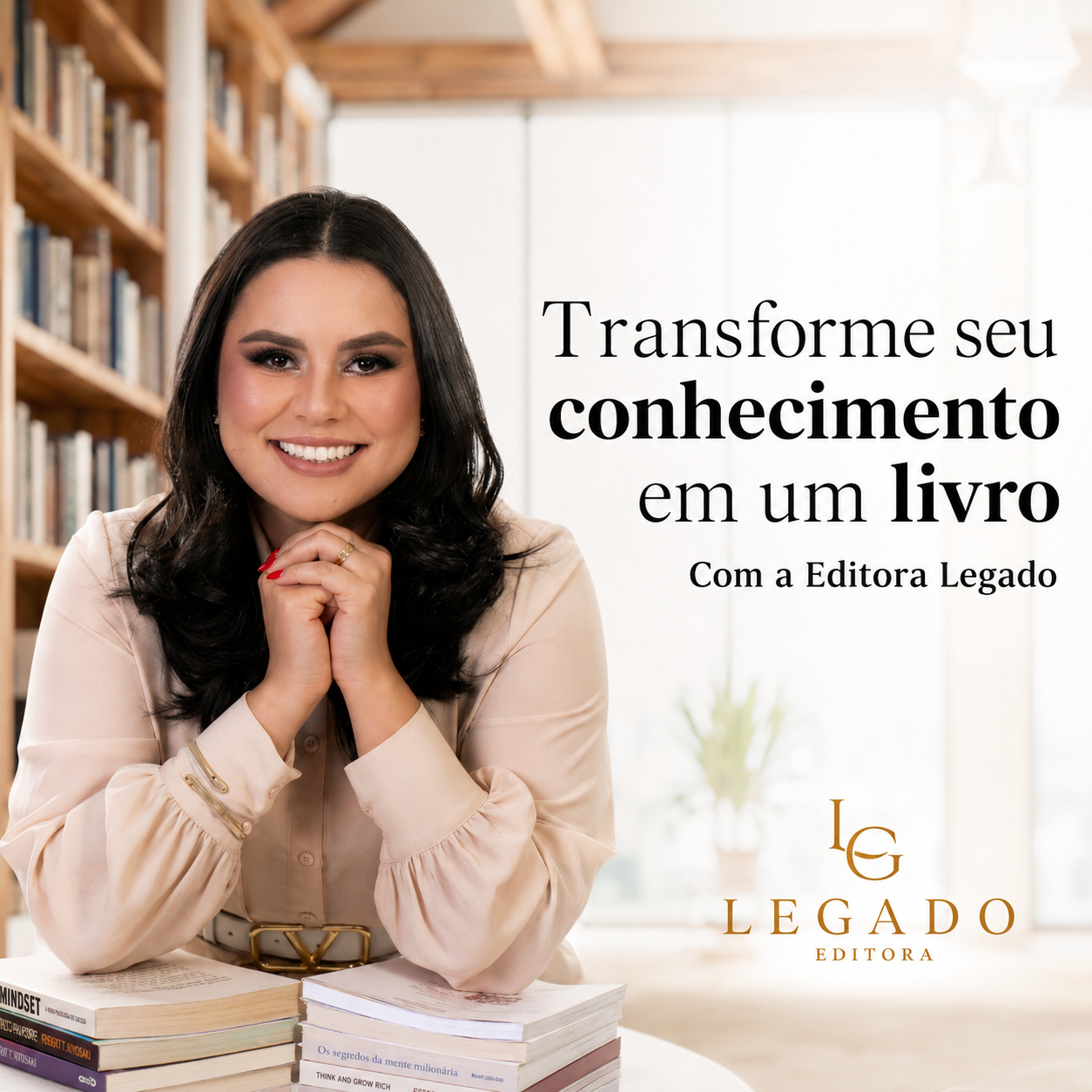 Transforme seu conhecimento em um livro com a Editora Legado